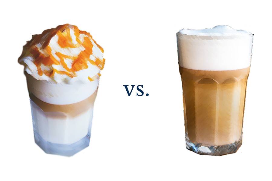 Frappuccino vs Cappuccino