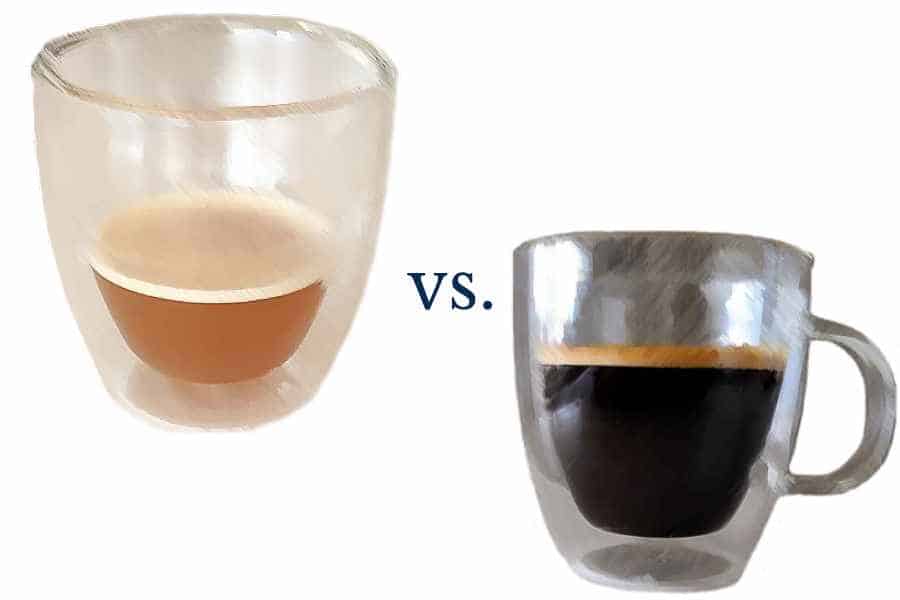 White Coffee vs Black Coffee