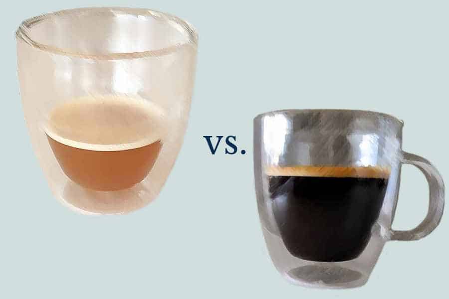 White Coffee vs Black Coffee