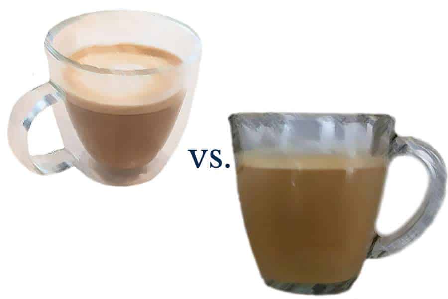 Cortado vs Latte