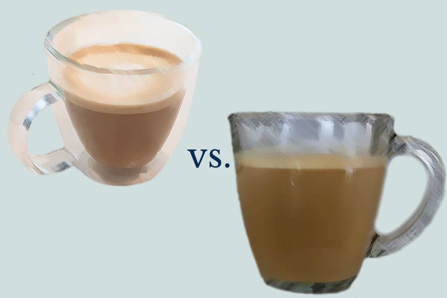 Cortado vs Latte