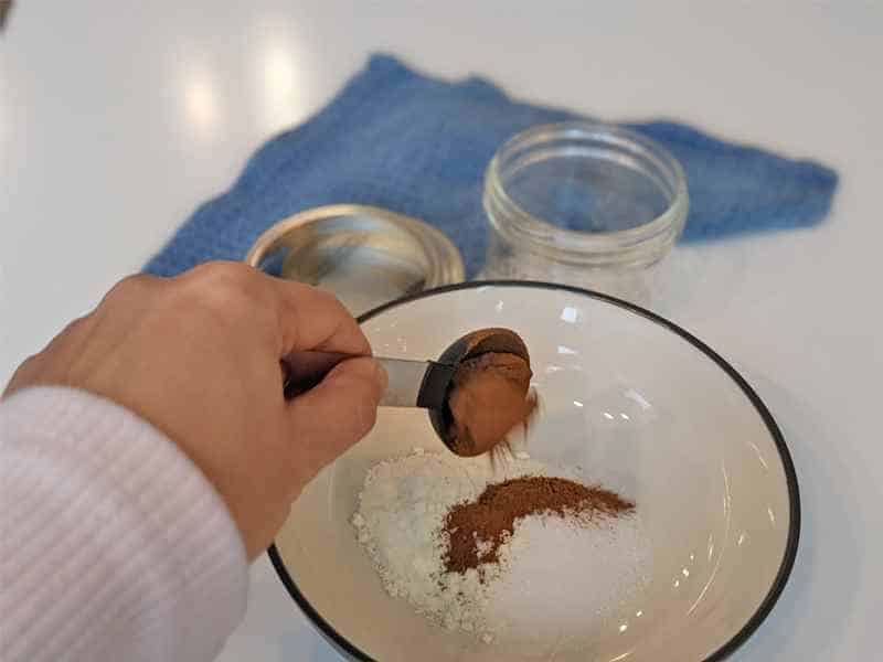 Combine Cinnamon Dolce Sprinkles Ingredients