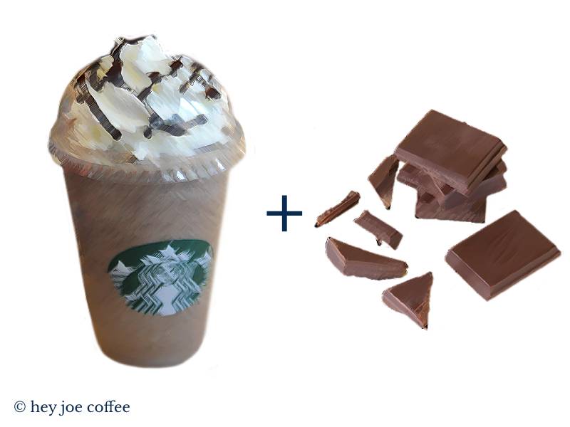 Starbucks menu chocolate clearance chip