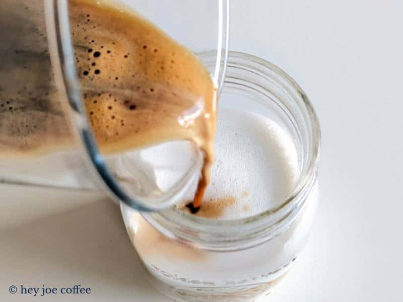 Espresso Into Milk