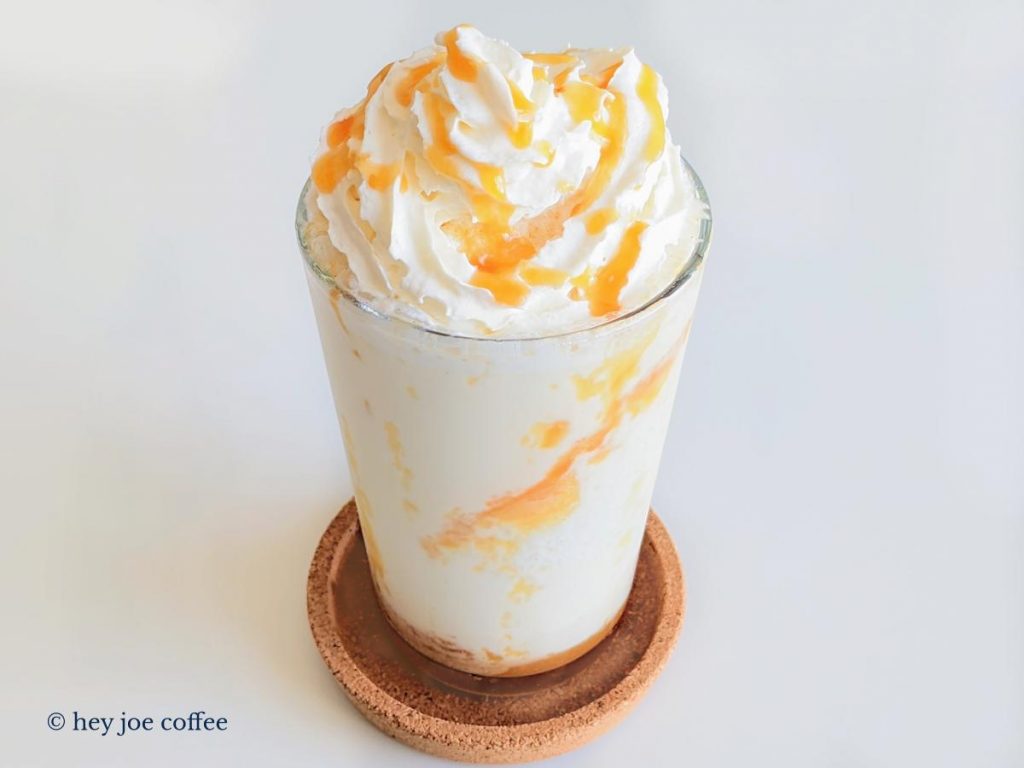 Vanilla Bean Frappuccino With Caramel