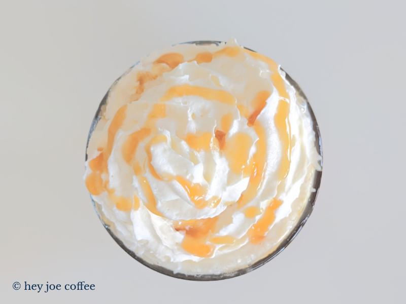 Whipped Cream Caramel Top