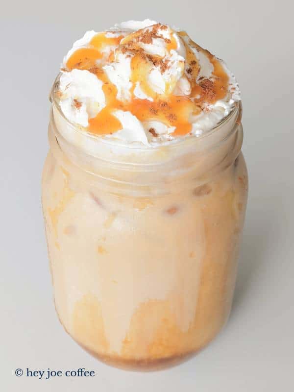 Homemade Caramel Craze Iced Latte