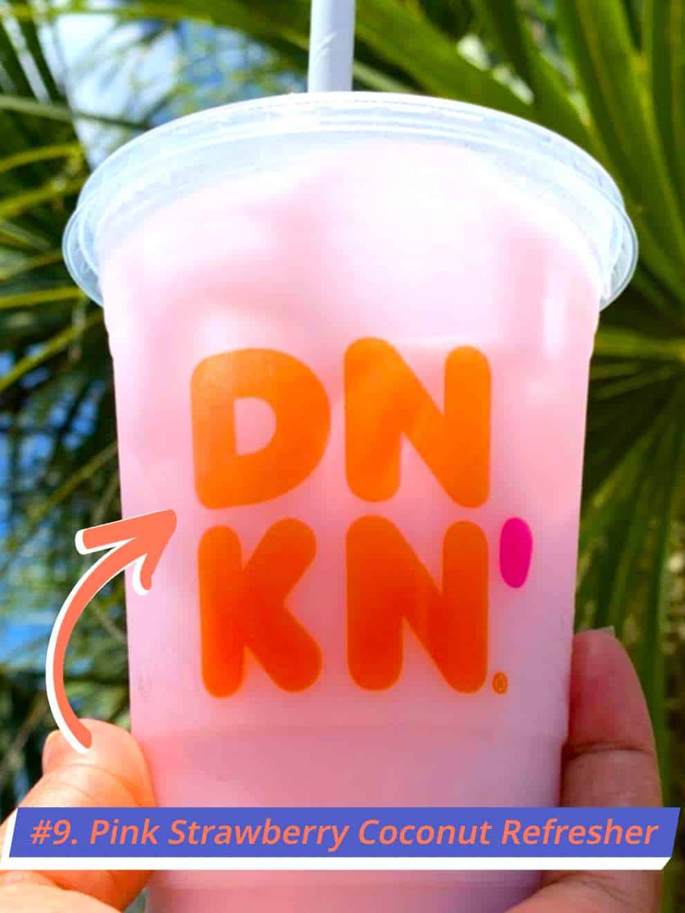 Dunkin Donuts Strawberry Coconut Refresher