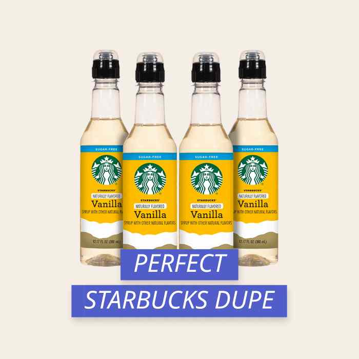 Starbucks Sugar-Free Syrups