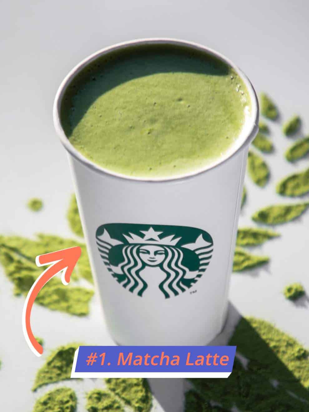 Hot Starbucks Matcha Latte