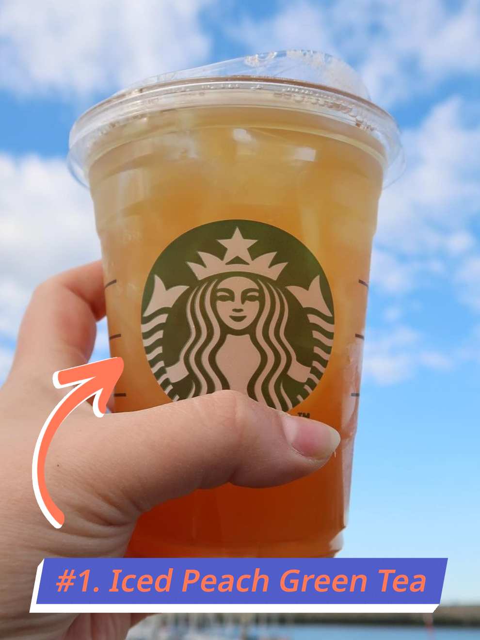 Starbucks Iced Peach Green Tea