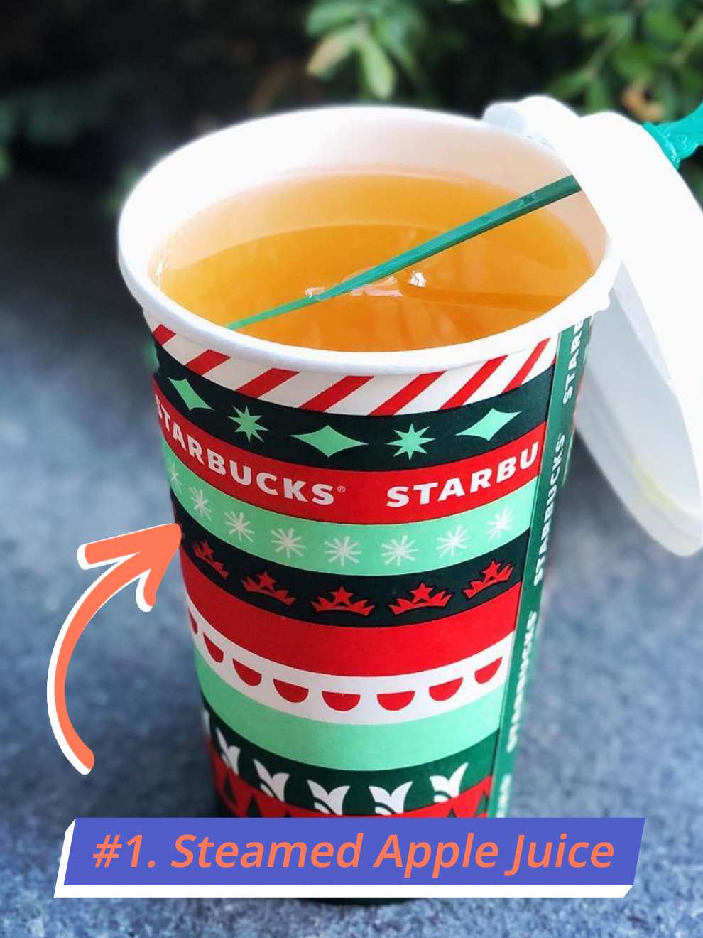 Starbucks Steamed Apple Juice