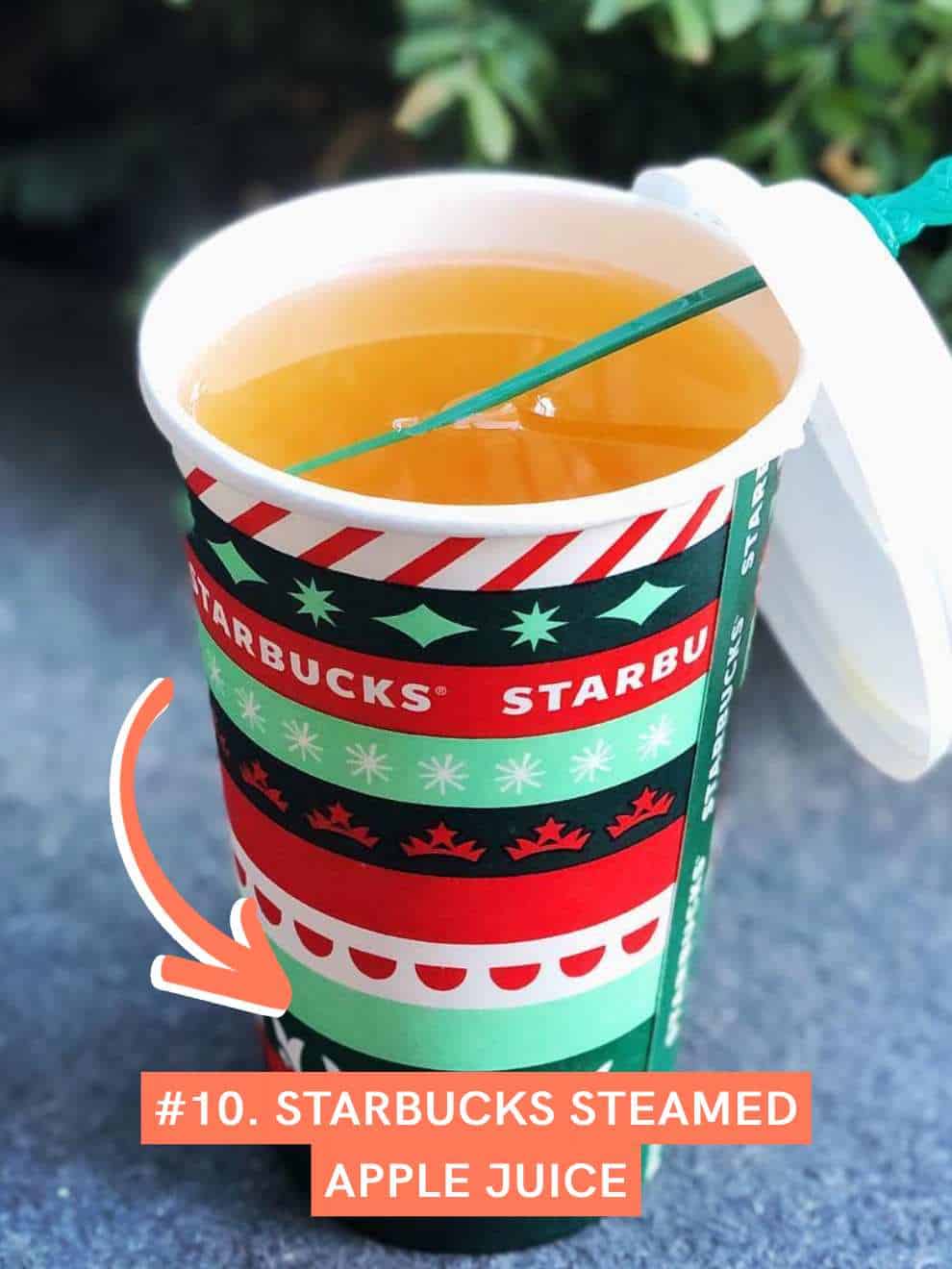 Starbucks Steamed Apple Juice