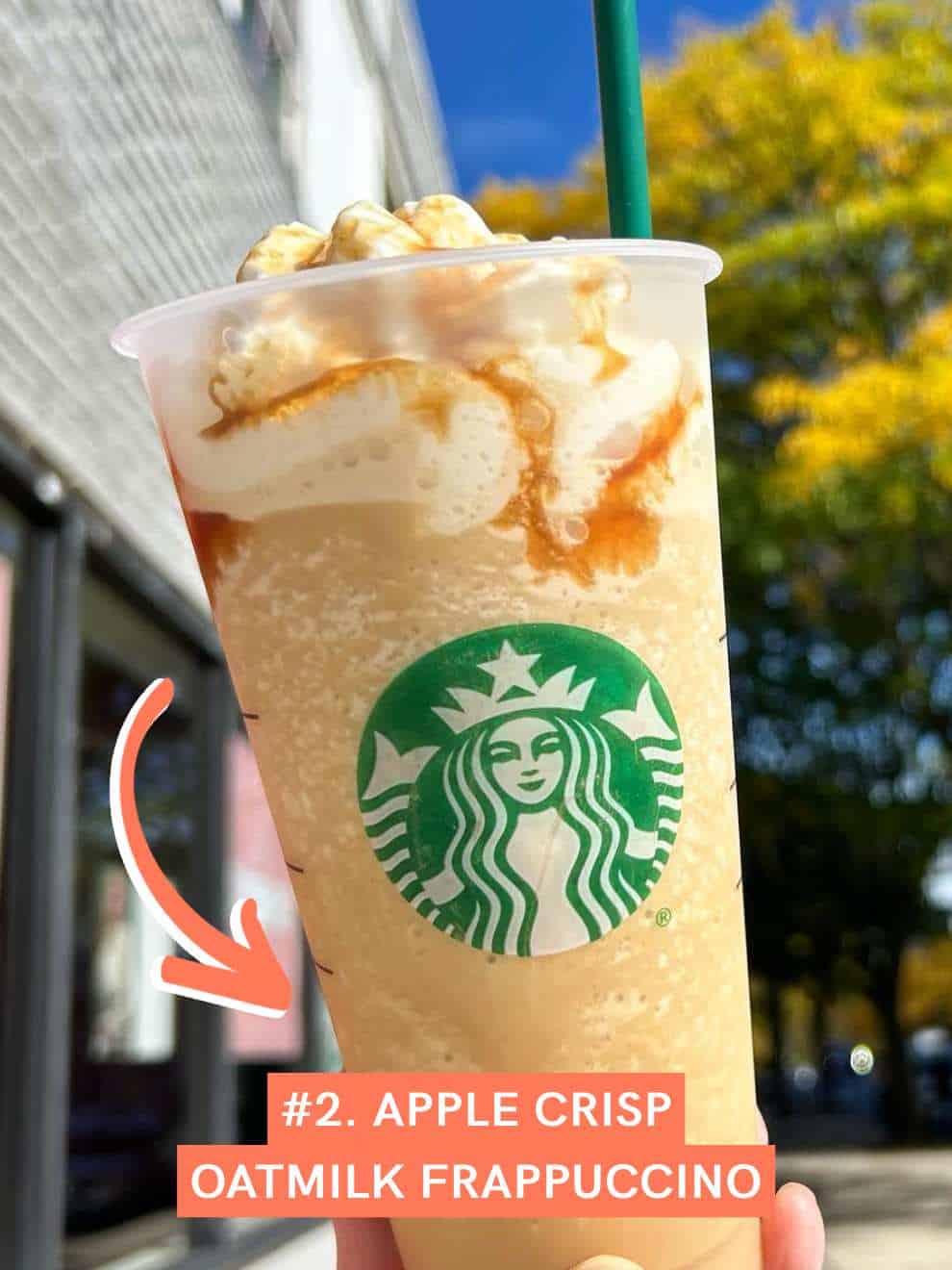 Apple Crisp Oatmilk Frappuccino