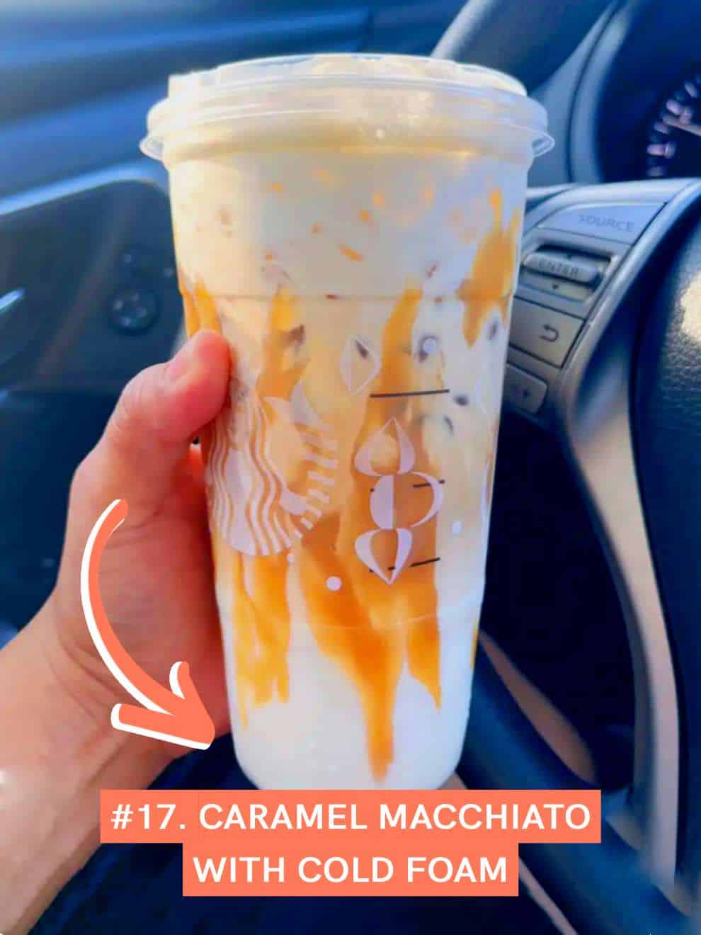 Caramel Macchiato with Cold Foam