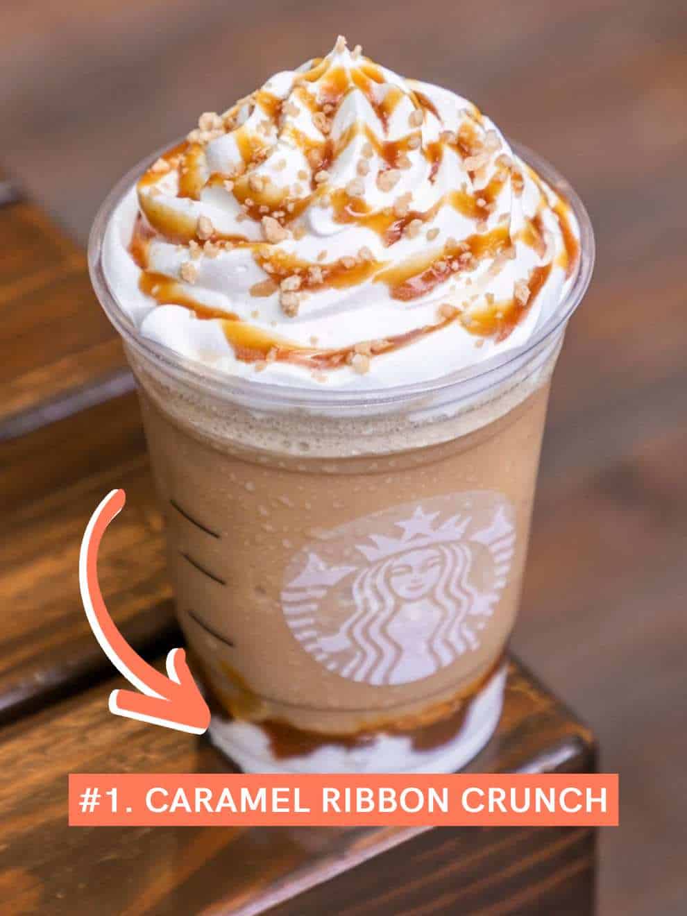 Caramel Ribbon Crunch Frappuccino