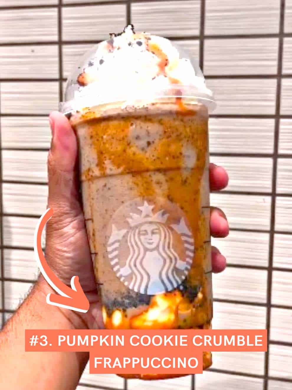 Pumpkin Cookie Crumble Frappuccino