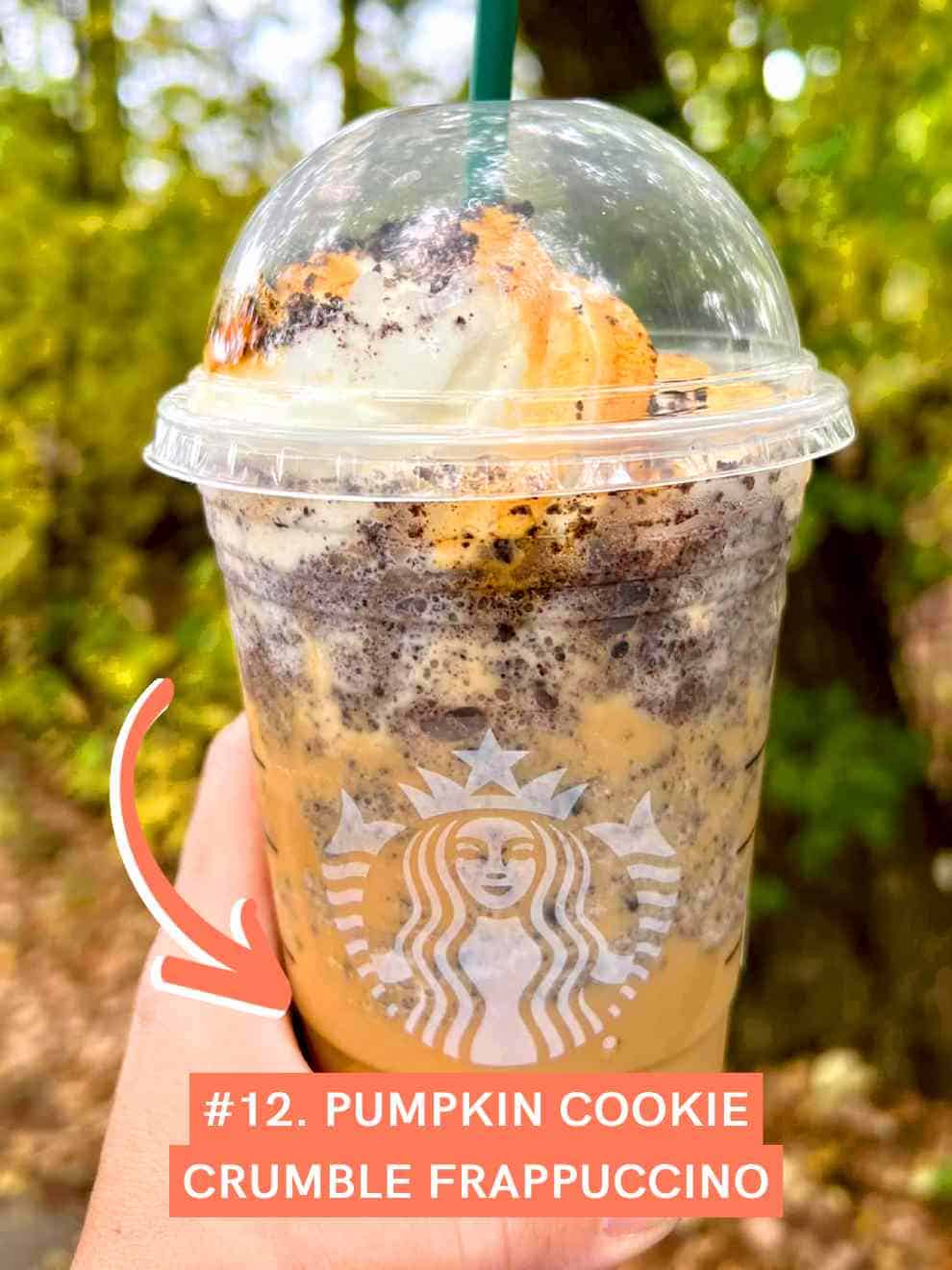 Pumpkin Cookie Crumble Frappuccino