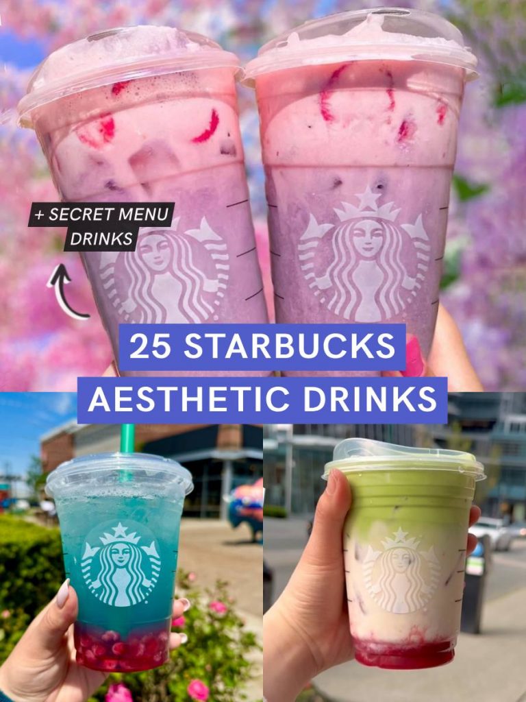 Starbucks Aesthetic Drinks Featured