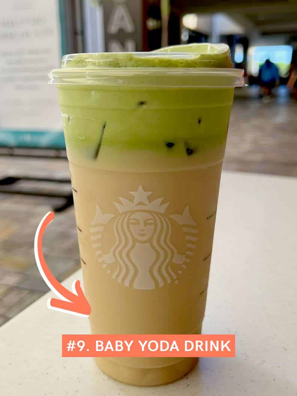 Starbucks Baby Yoda Drink