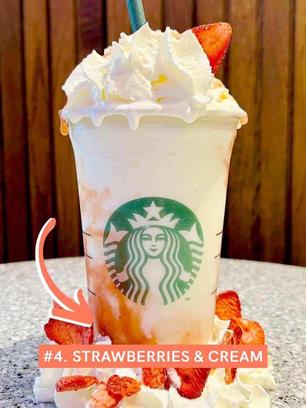 Strawberries & Cream Frappuccino