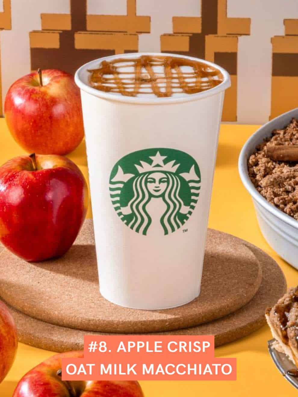 Apple Crisp Oat Milk Macchiato