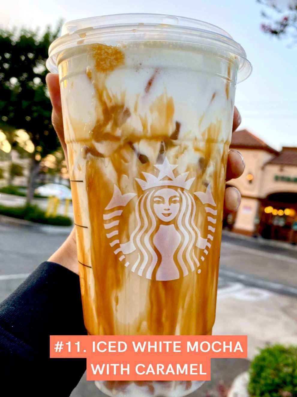 Iced White Mocha With Sweet Cream Foam