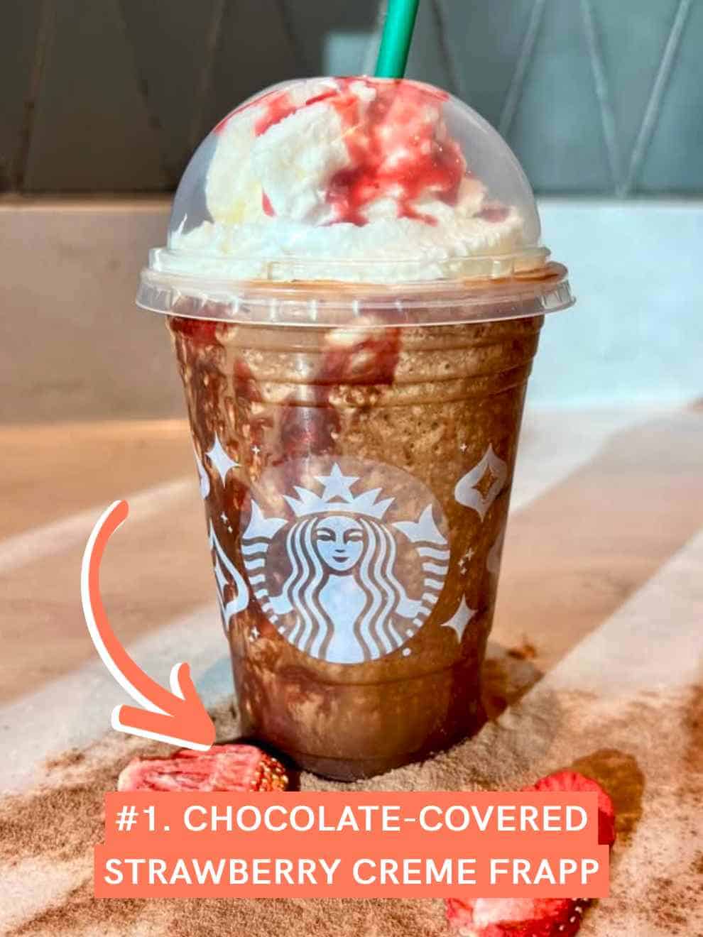 Chocolate-Covered Strawberry Creme Frappuccino