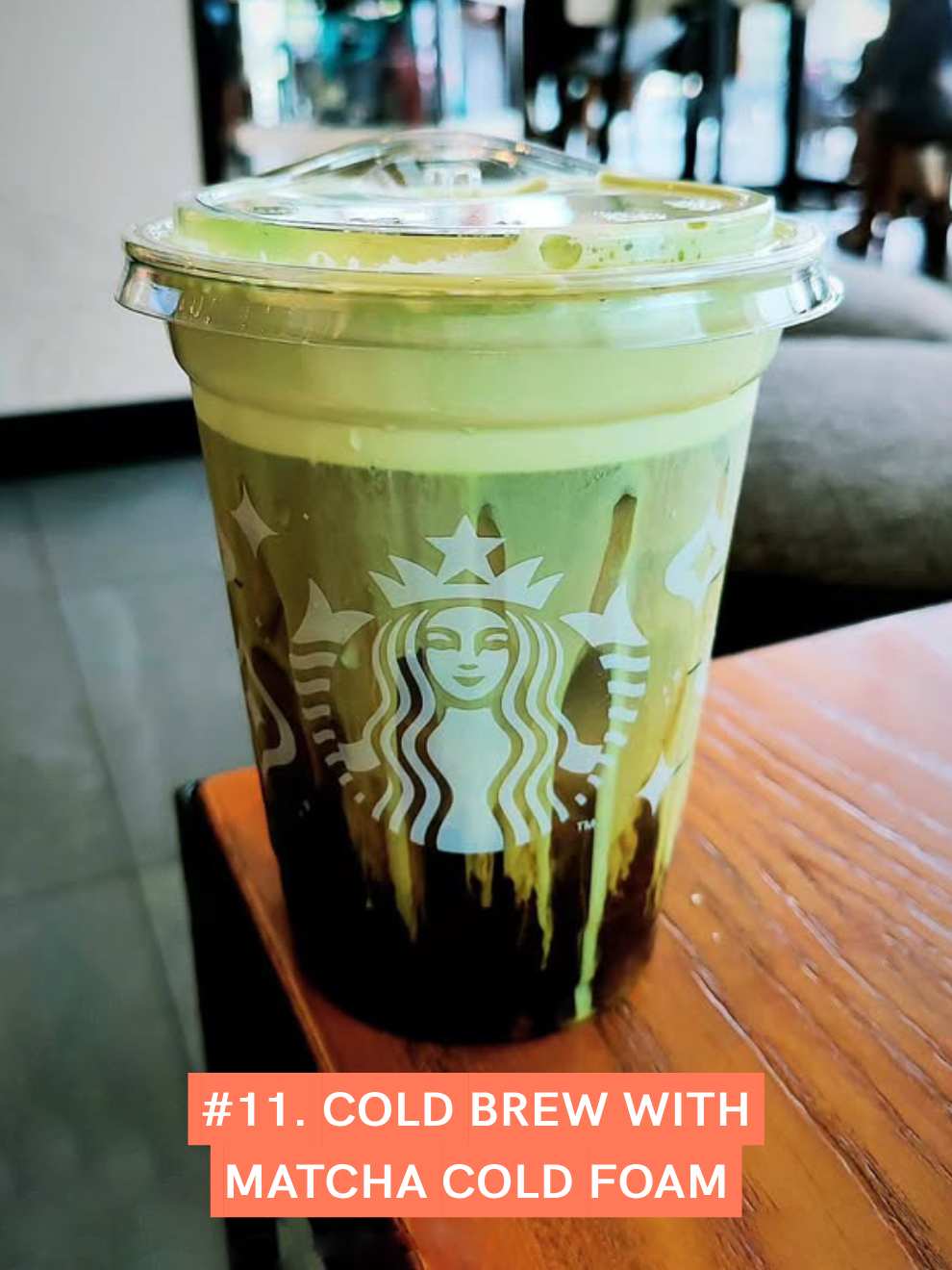 Cold Brew with Matcha Cold Foam