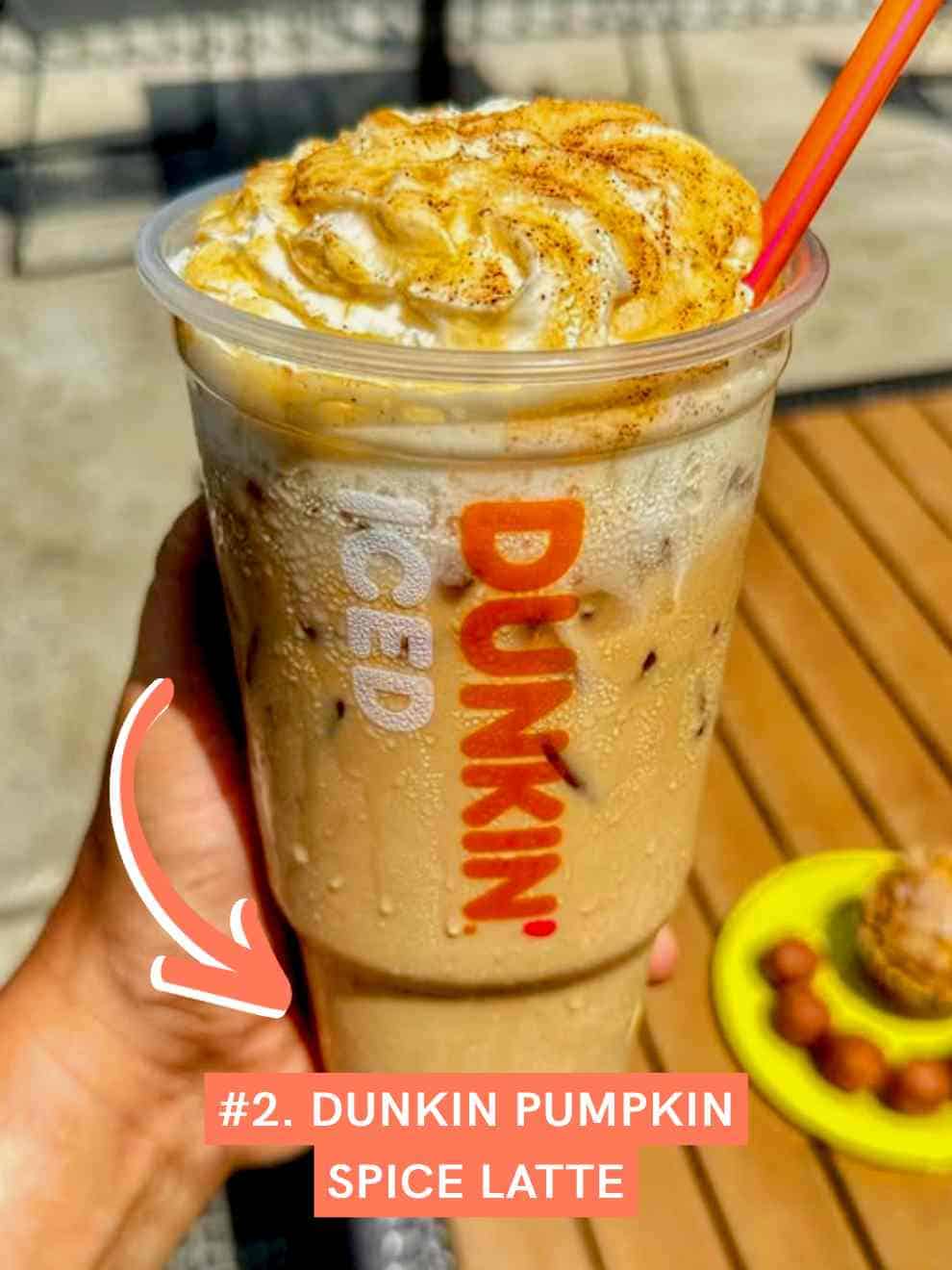 Dunkin Pumpkin Spice Latte