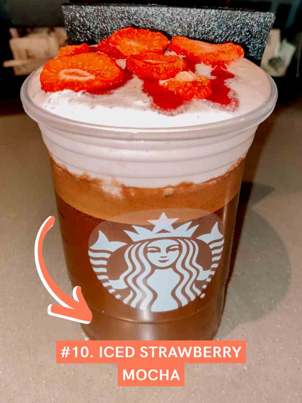 Iced Strawberry Mocha