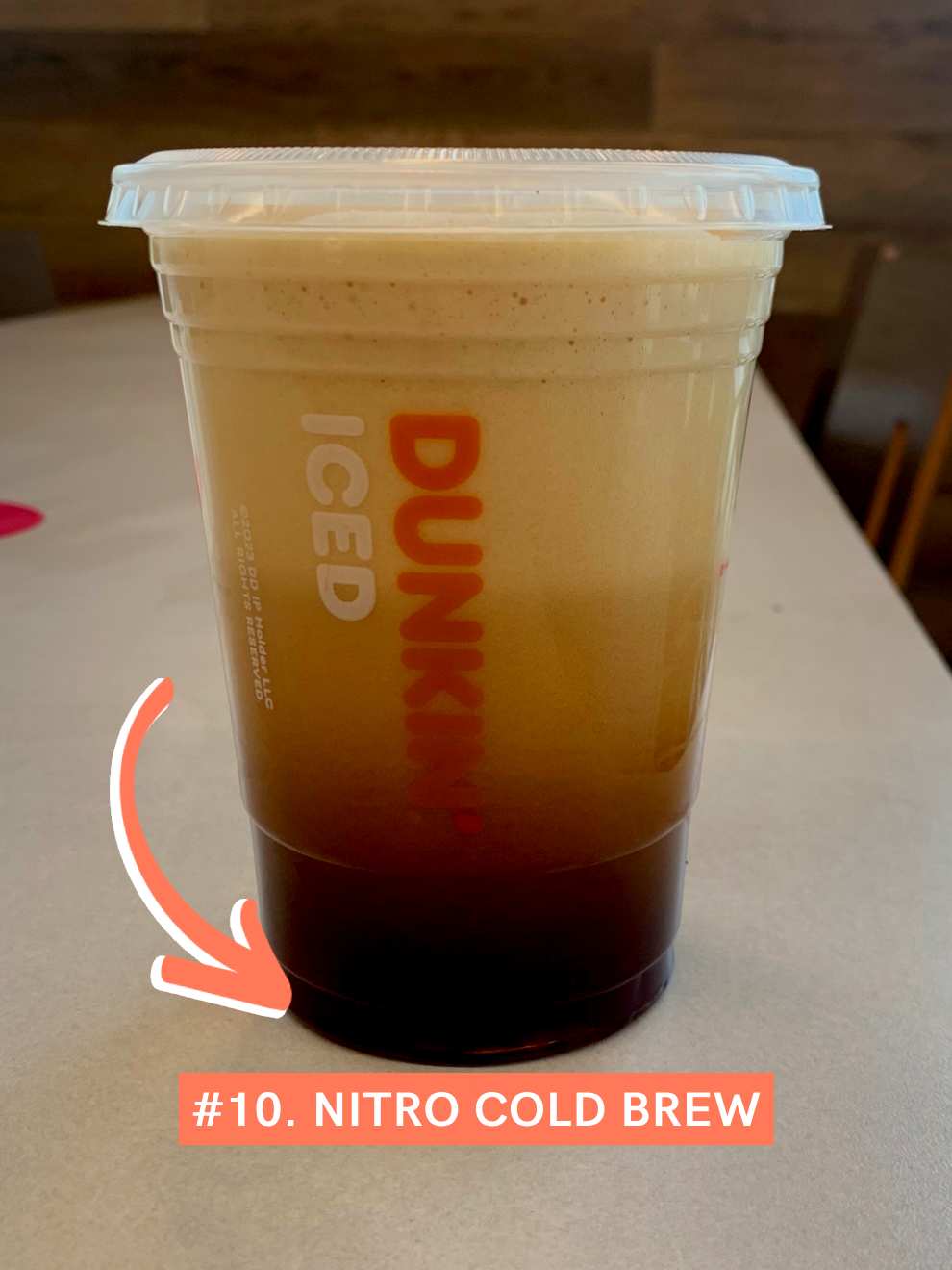 Dunkin Nitro Cold Brew