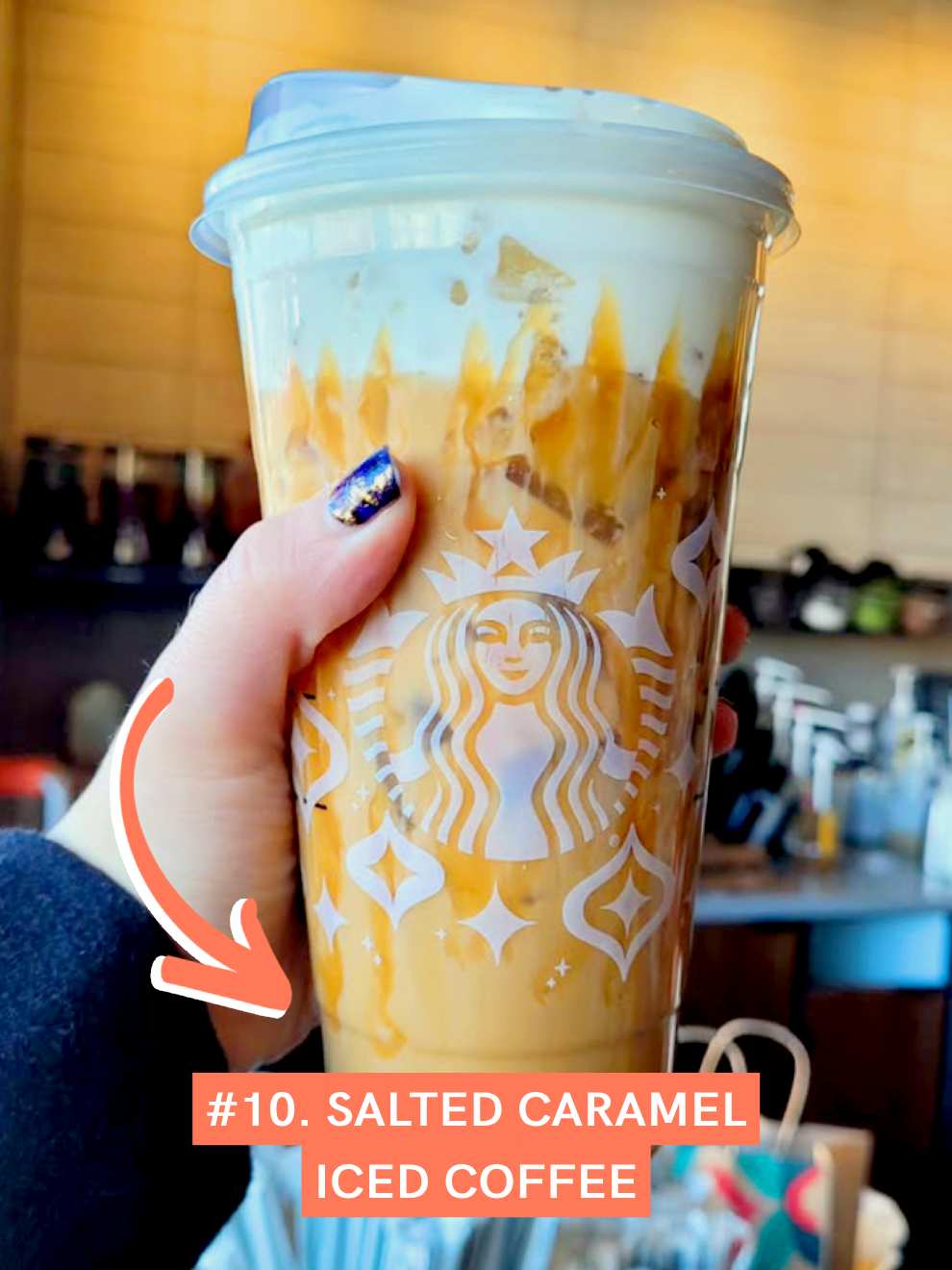 Salted Caramel Iced Coffee