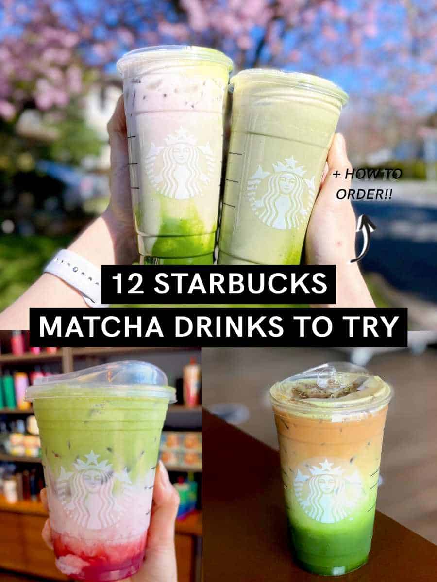 Starbucks Matcha Drinks