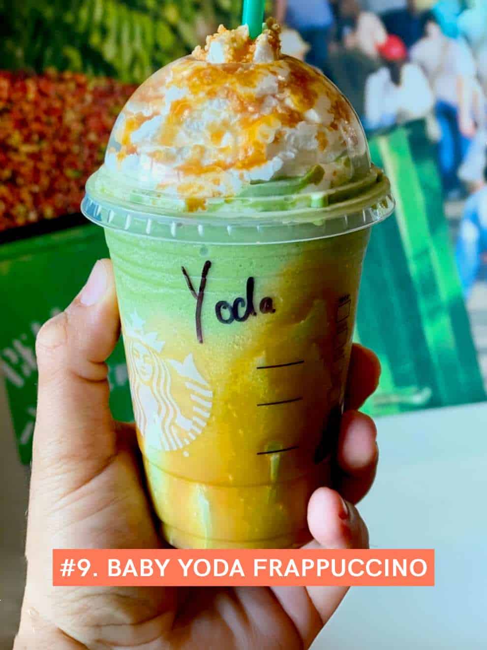 Baby Yoda Frappuccino