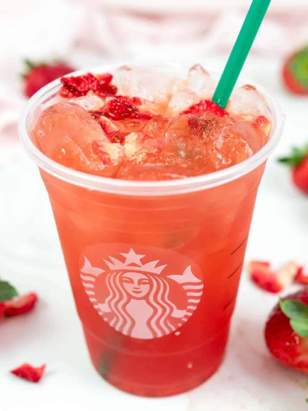 Copycat Starbucks Strawberry Acai Refresher