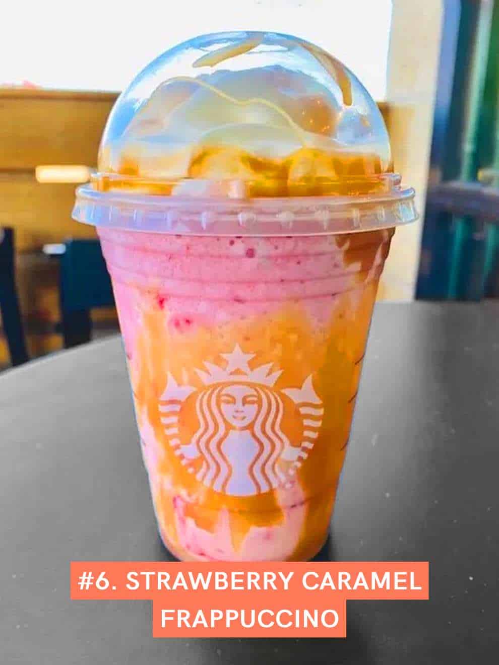 Strawberry Caramel Frappuccino