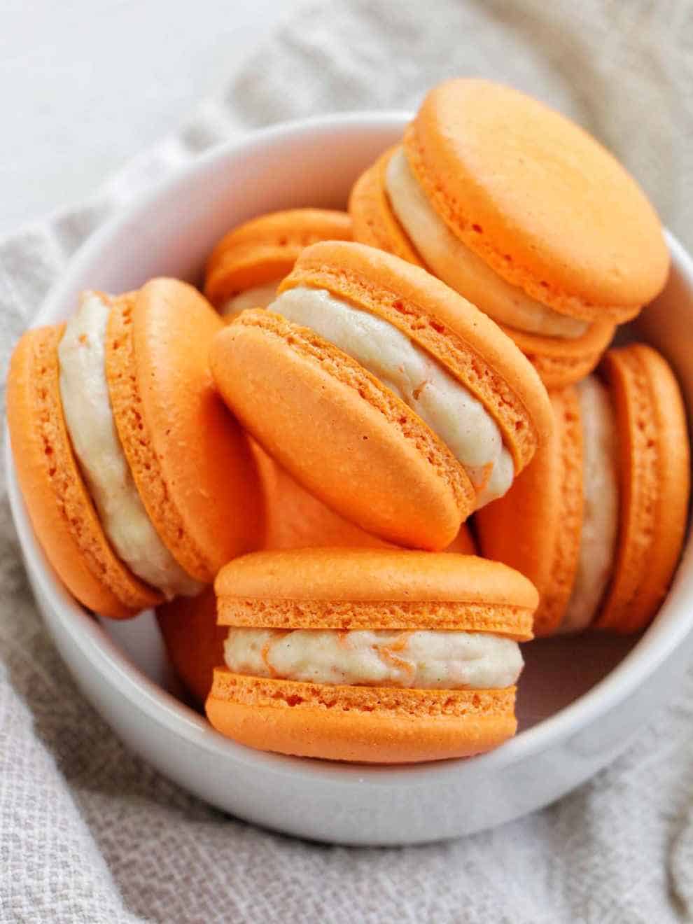 Carrot Cake Macarons