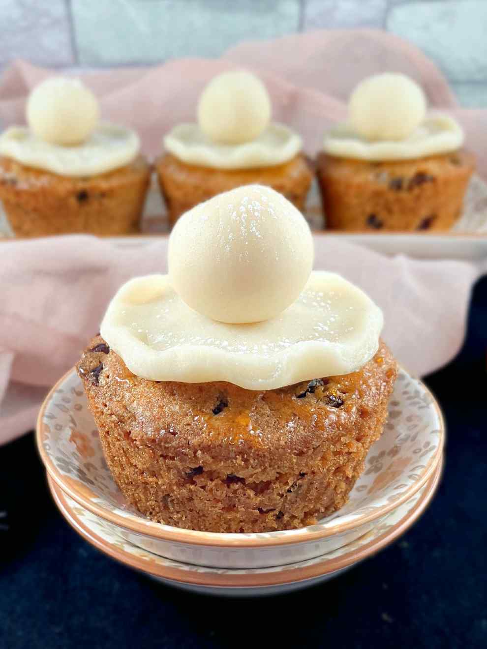 Spelt Mini Simnel Cakes