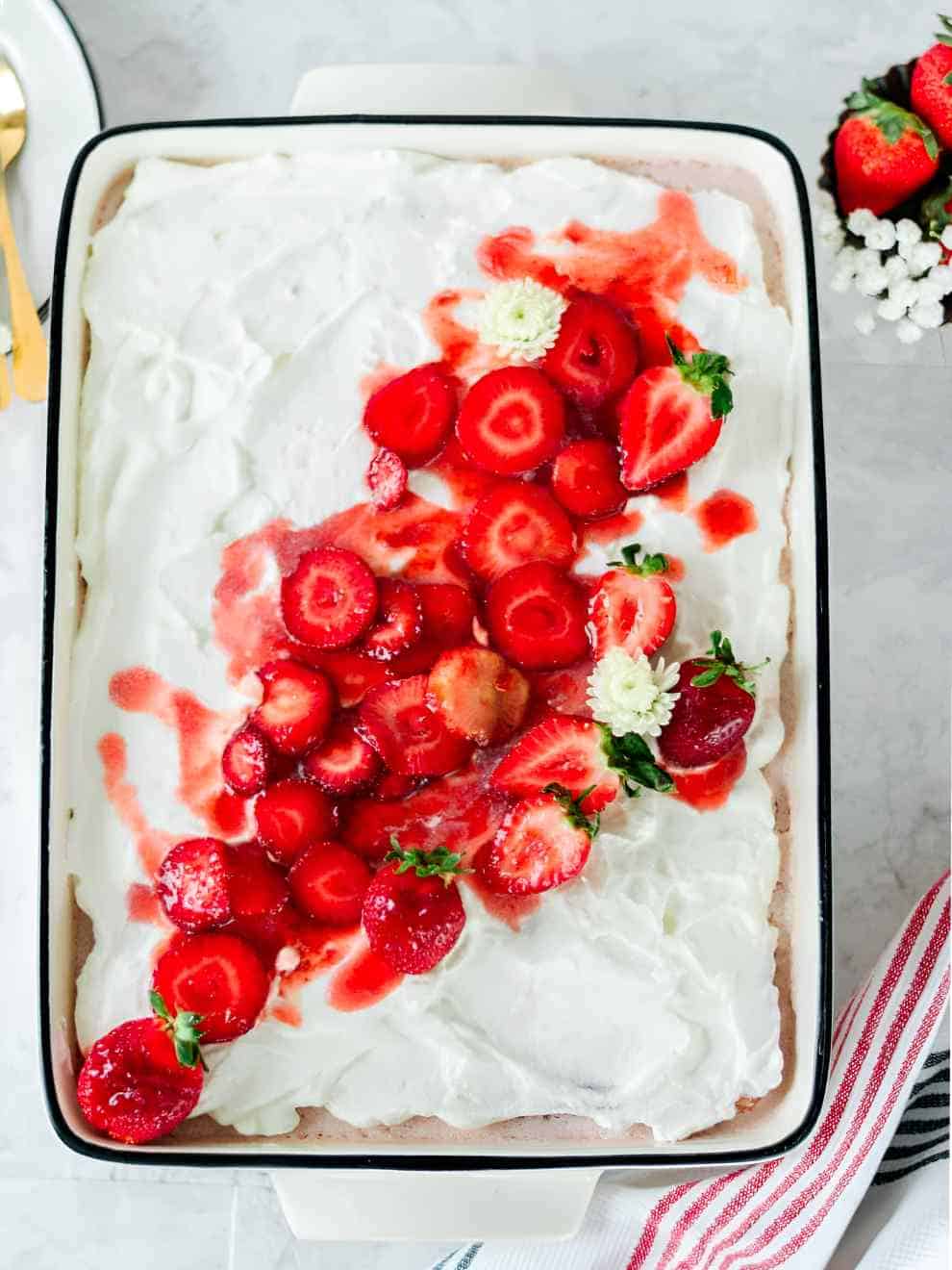 Strawberry Tres Leches Cake