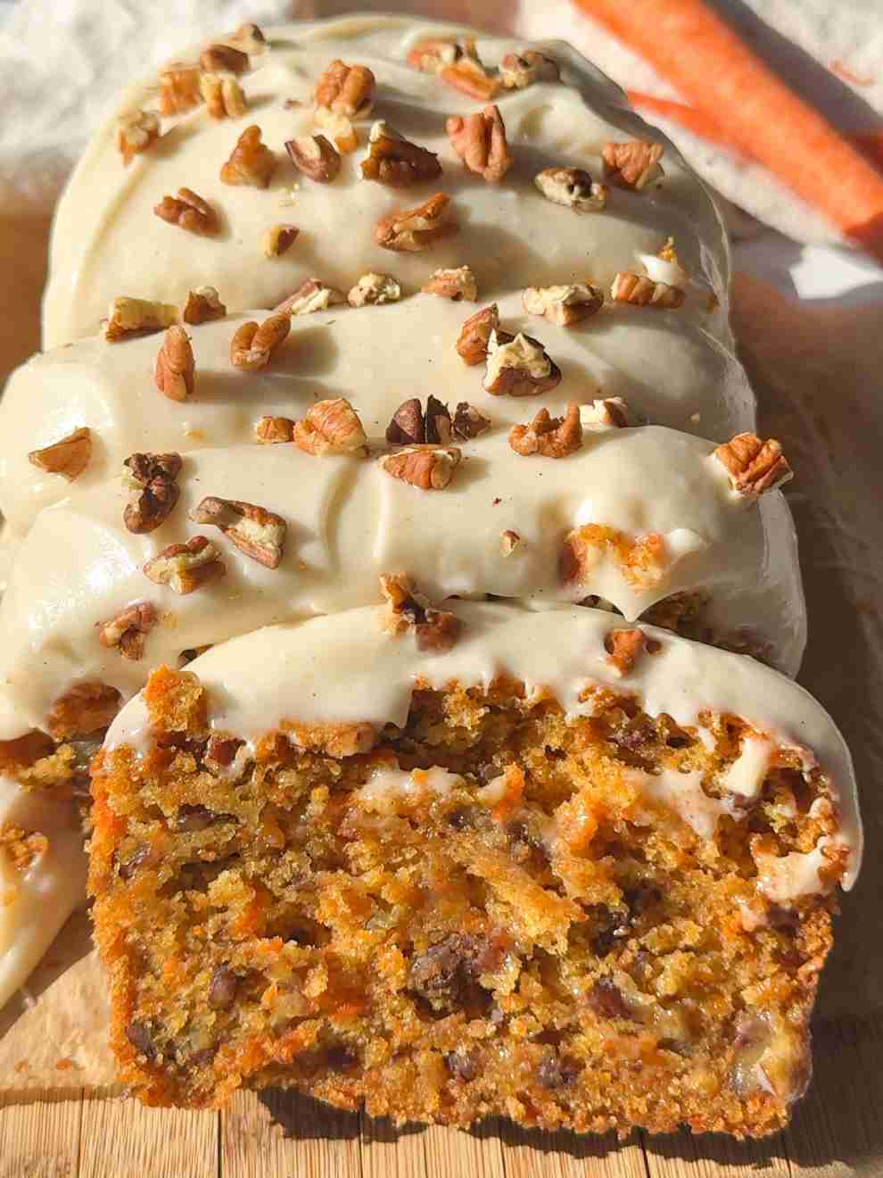 Vegan Carrot Cake Bread