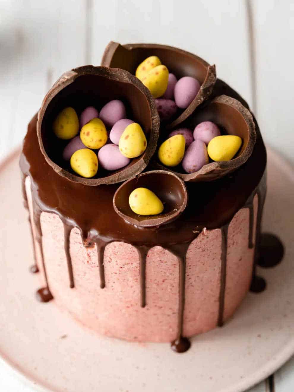 Vegan Easter Egg Cake