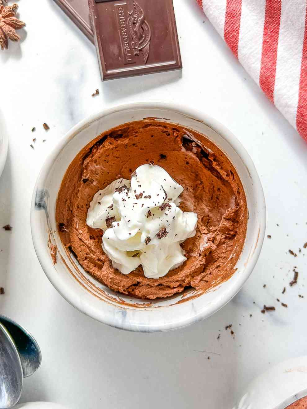 3 Ingredient Chocolate Mousse