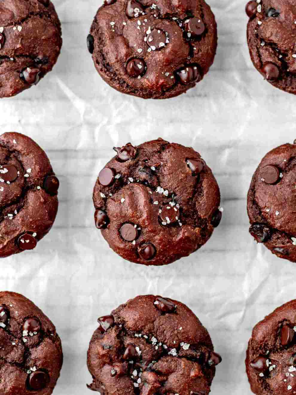 Banana Chocolate Protein Muffins
