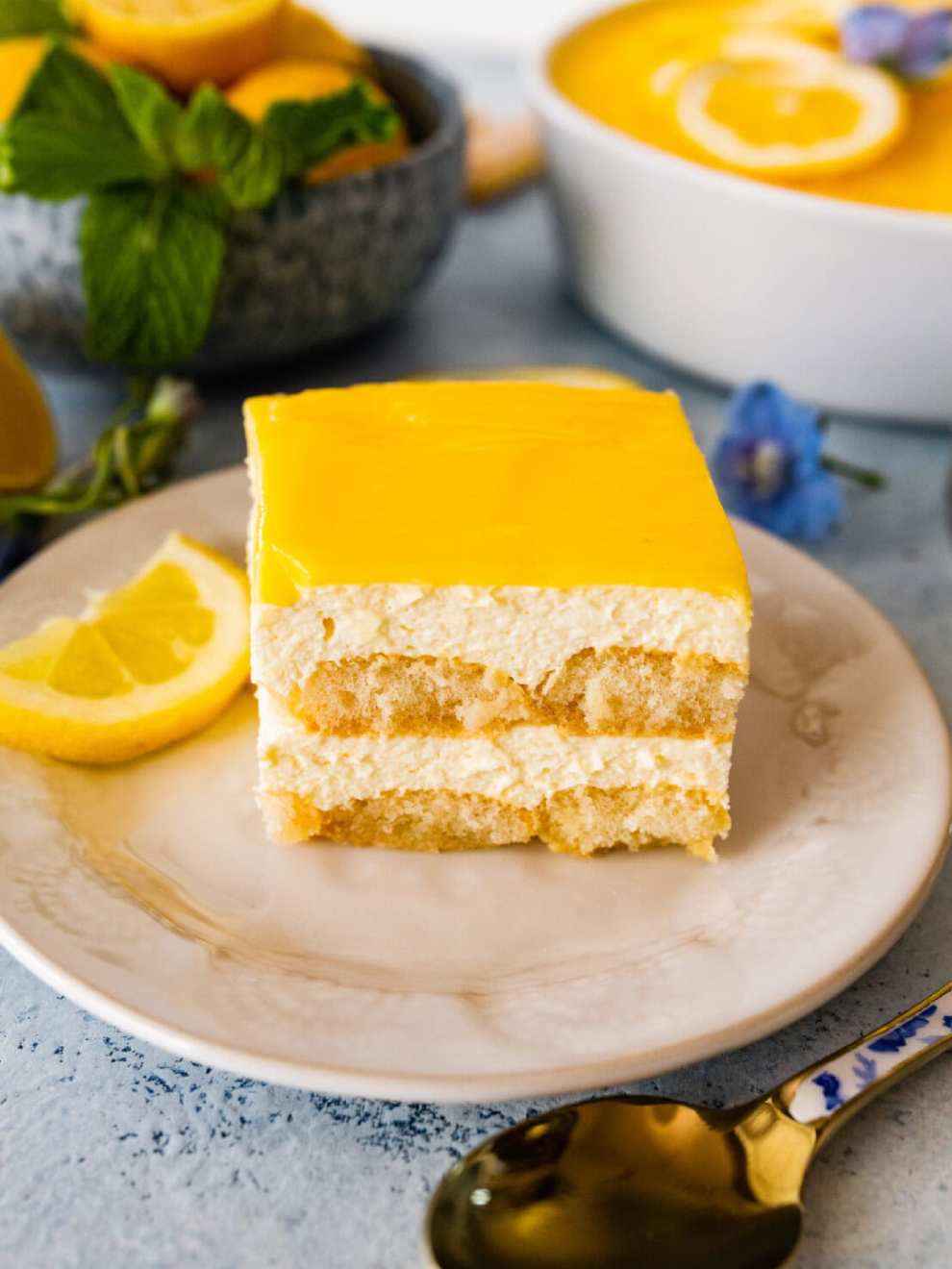 Easy Lemon Tiramisu Recipe with Lemon Curd