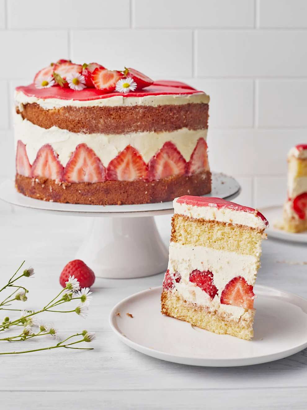 Fraisier Cake French Strawberry Cake