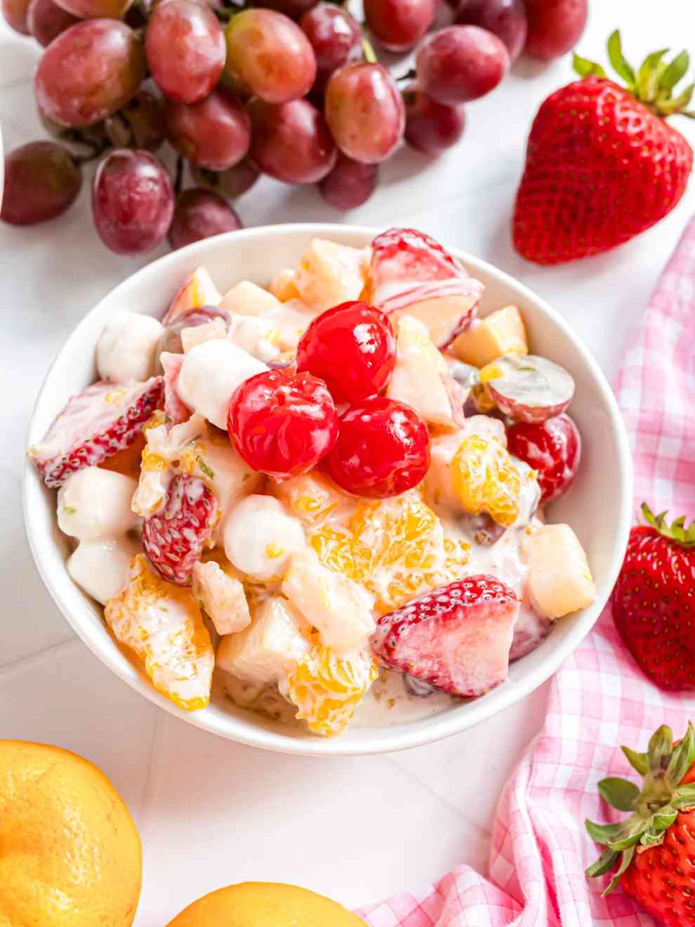 Fruit Salad With Condensed Milk