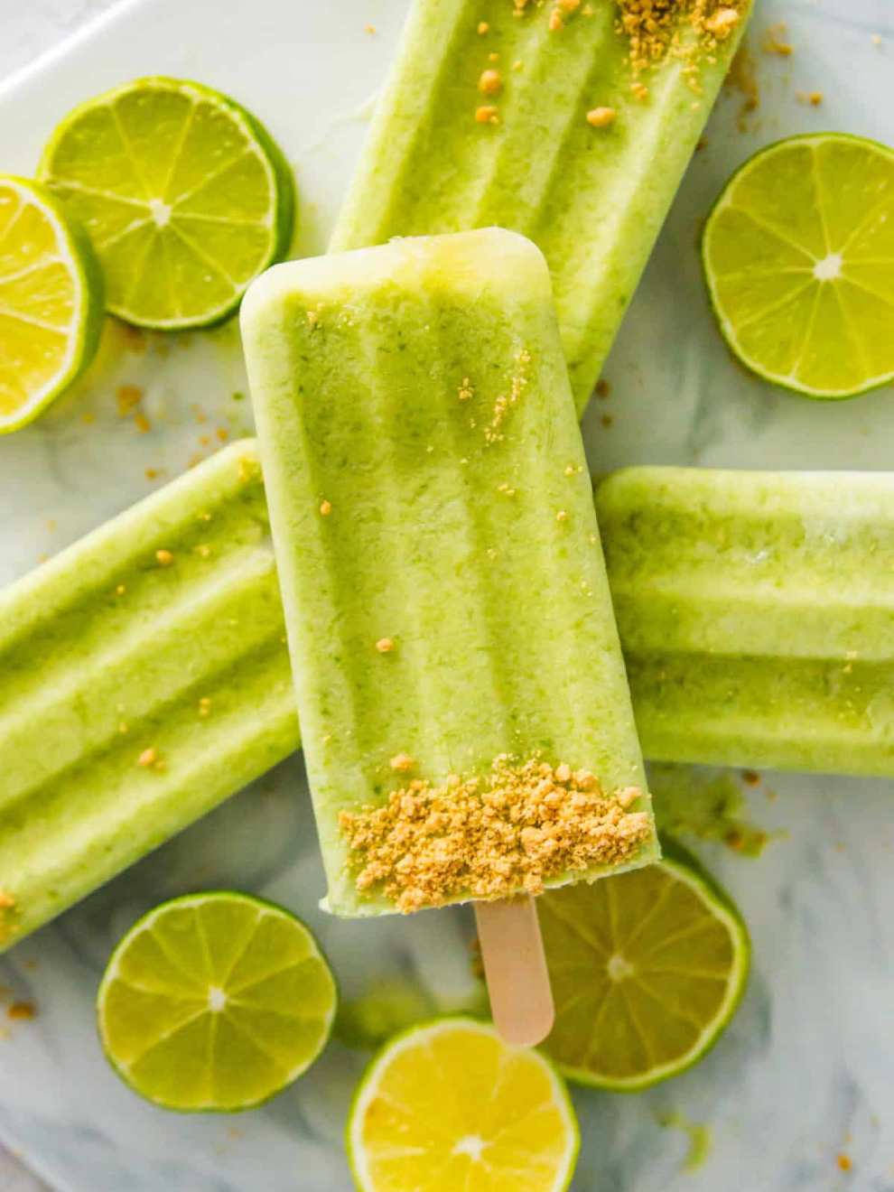 Key Lime Pie Popsicles
