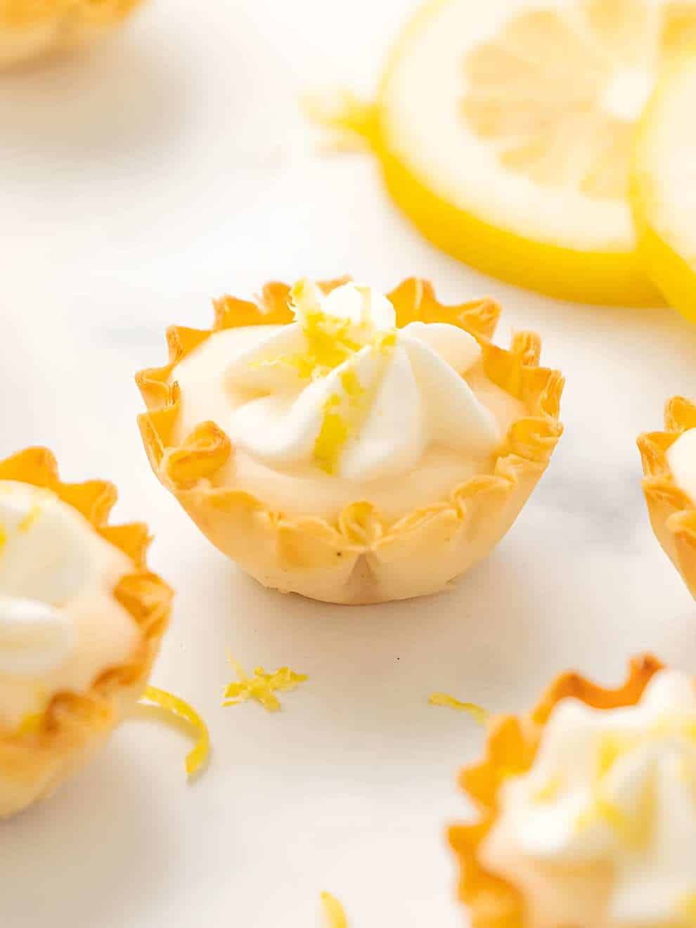 Mini Lemon Tarts with Phyllo Cups