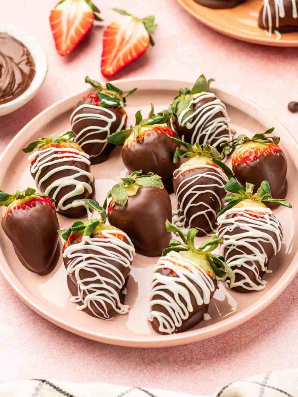 Nutella Covered Strawberries